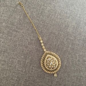 Teeka Pakistani/Indian Jewelry Headpiece Head Chain